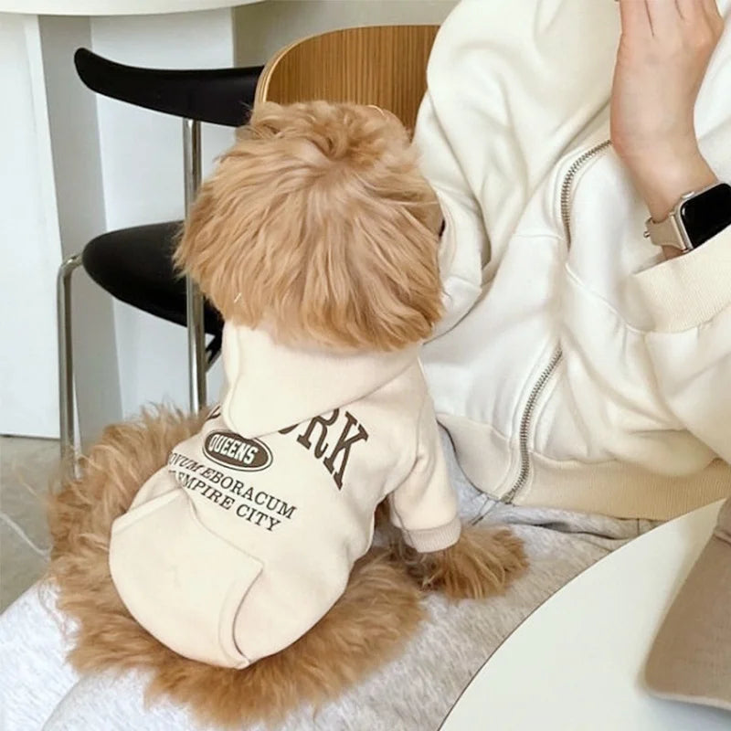 Fashion Dog Hoodies Comfortable Pet Clothes for Small Dogs Soft Sweatshirt Puppy Outdoor Yorkshire Chihuahua Costume Pet Supply