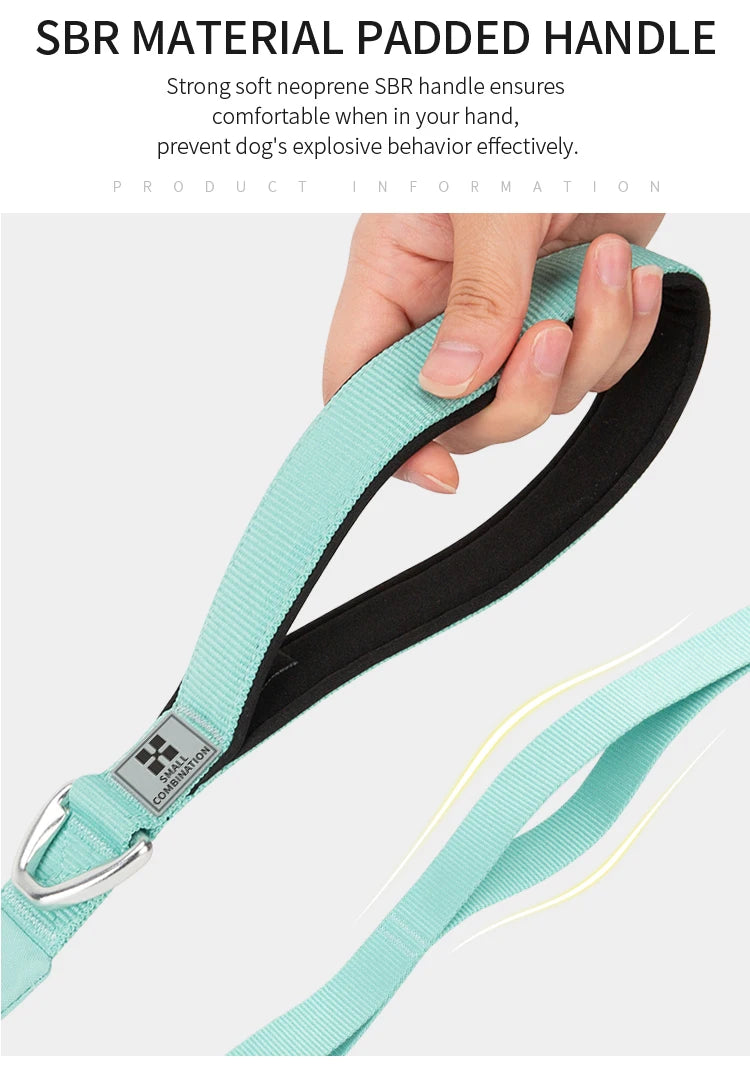 SMALL COMBINATION Large Dog Collar Harness and Leash Sets No Pull Reflective Medium Dog Chest Vest Pet German Shepherd Training