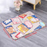reusable washable dog pee pad colorful cartoon pet mat 40x30cm for training, soft absorbent dog bed urine pad