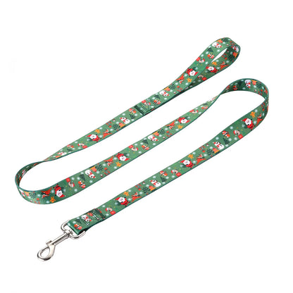 Printed Christmas Dog Collar Pet Collars Adjustable Dog Collars Strong and Durable for Medium Large Dog Collars Pet Accessories