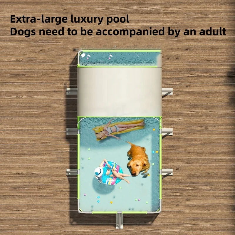 Hot Sale Foldable Dog Pool Pet Bathing Tub PVC Portable Swimming Pool For Large Dogs And Humans