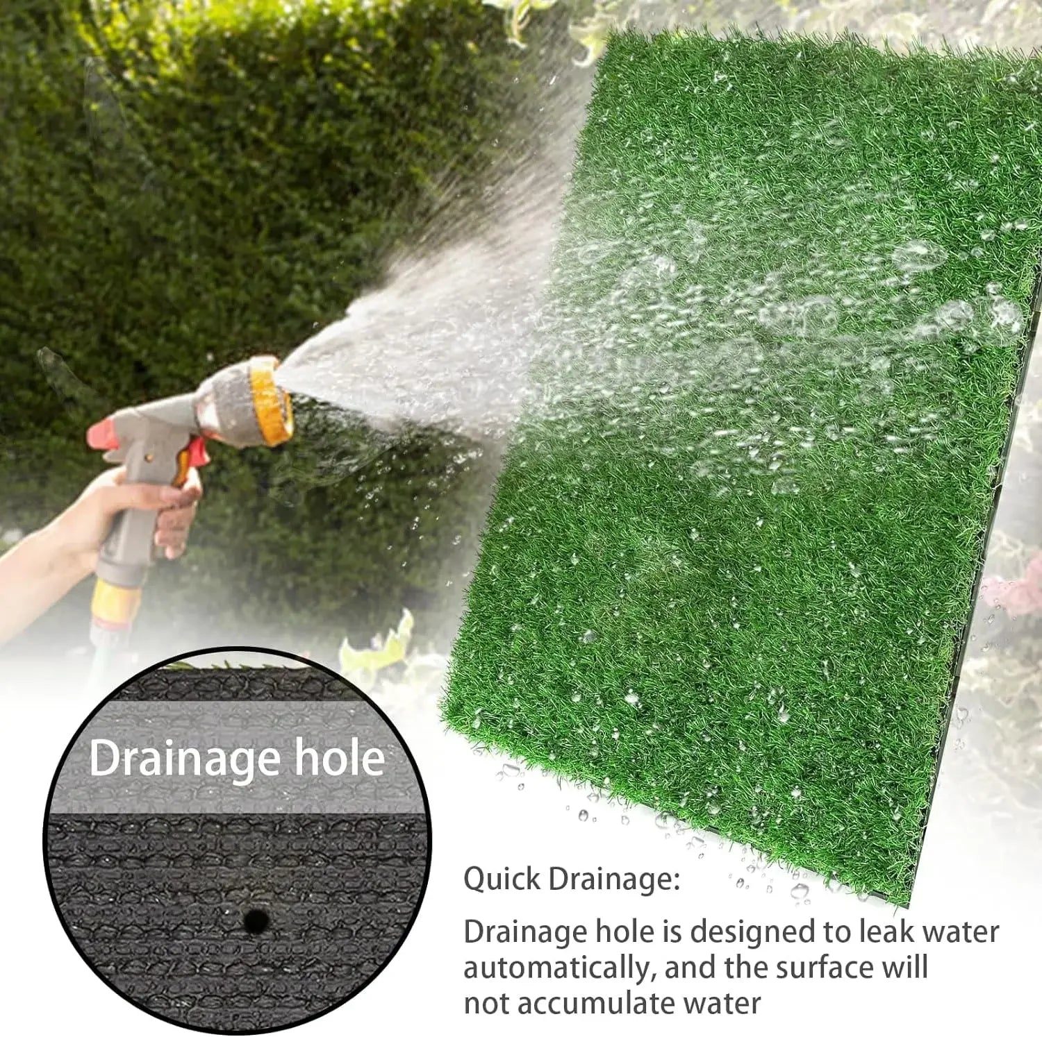 Dogs Grass for Potty Training Artificial Grass for Dogs Puppy Fake Grass Pads Large Dogs Supplies Pets Litter Rugs for Puppy in use.