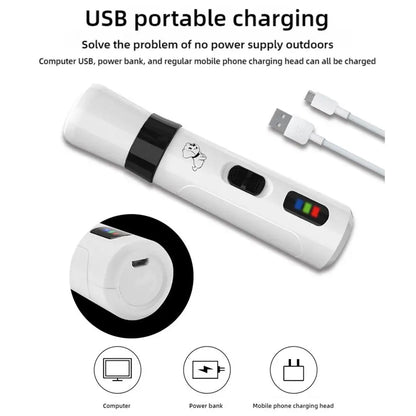 usb charging dog nail grinder portable pet nail trimmer with USB charging for dogs, cats, and small pets