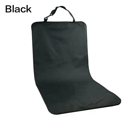 Black waterproof non-slip dog car seat cover for dogs and cats, durable Oxford cloth pet seat protector
