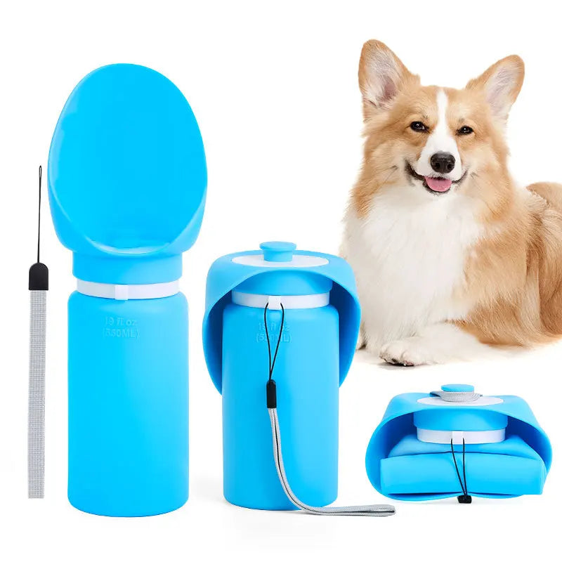 Dog Companion Water Cup Outdoor Portable Travel Foldable Water Bottle Dog Walking Water Dispenser Dispenser Cup