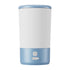 Blue automatic pet paw cleaner portable USB-C rechargeable waterproof dog and cat washer cup with soft silicone brush