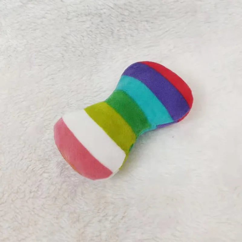 1PC Puppy Dog Plush Squeaky Toys for Small Medium Dogs Bone Aggressive Chewers for Pet Cat Products Puppy Accessories