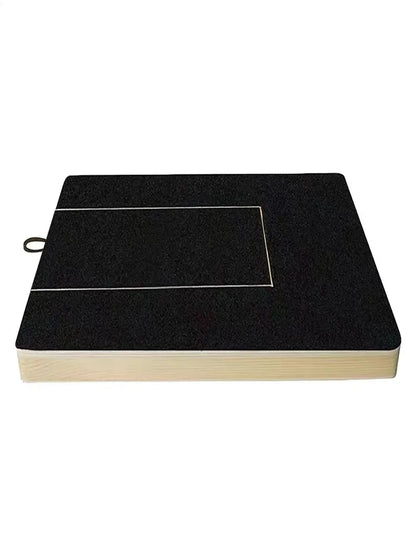 dog nail scratch pad wooden pet nail grinder board for small, medium and large dogs