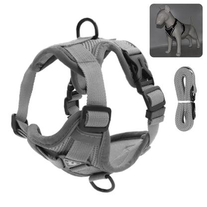 Fashion Reflective Cat Harness and Leash Sets Breathable Mesh Pet Harnesses for Small Dogs Cats Kitten Accessories collier chat
