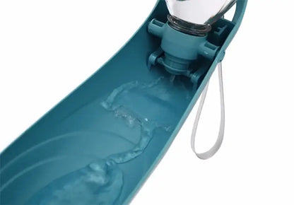 Portable dog water bottle for small and large dogs, foldable lightweight drinking bowl for outdoor travel, walking, and running