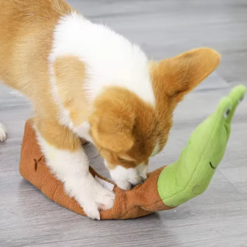 snail sniffing mat for dogs and cats interactive snail-shaped pet toy for scent training and sniffing play