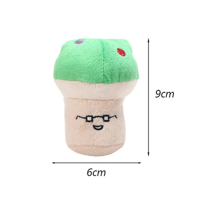 Bite Resistant Puppy Dog Cat Chew Toys Plush Squeaky Pet Fruit Toy for Small Medium Dogs Chihuahua Beagle Mascotas Accessories