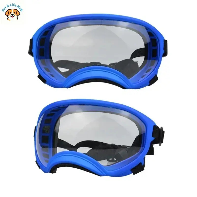 adjustable dog goggles for small and large dogs, anti-UV wind dust proof pet sunglasses with strong impact resistance