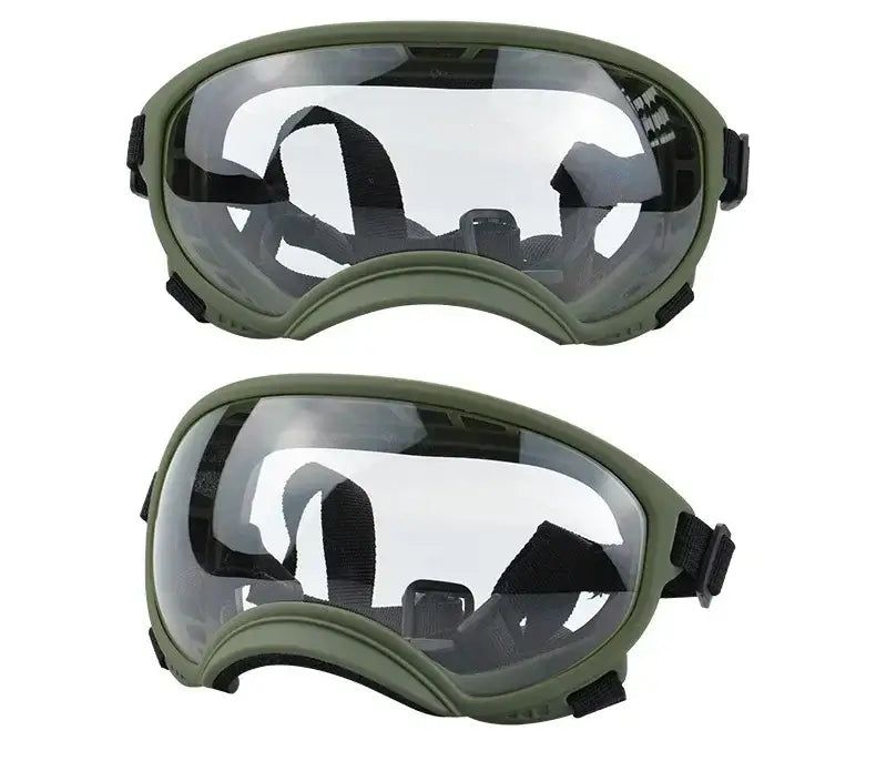 Adjustable Dog Goggles Anti-UV &amp; Wind Dust Proof Strong Impact Resistance Breathable Pet Sunglasses for Small Large Breed Dogs