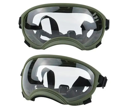 Adjustable Dog Goggles Anti-UV &amp; Wind Dust Proof Strong Impact Resistance Breathable Pet Sunglasses for Small Large Breed Dogs