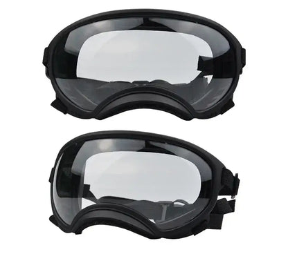 Adjustable Dog Goggles Anti-UV &amp; Wind Dust Proof Strong Impact Resistance Breathable Pet Sunglasses for Small Large Breed Dogs