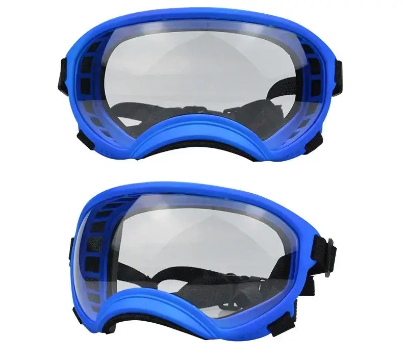 Adjustable Dog Goggles Anti-UV &amp; Wind Dust Proof Strong Impact Resistance Breathable Pet Sunglasses for Small Large Breed Dogs