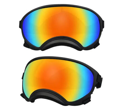 Adjustable Dog Goggles Anti-UV &amp; Wind Dust Proof Strong Impact Resistance Breathable Pet Sunglasses for Small Large Breed Dogs