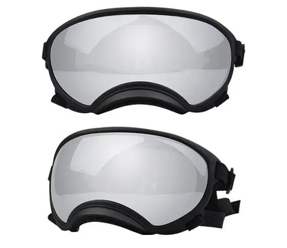 Adjustable Dog Goggles Anti-UV &amp; Wind Dust Proof Strong Impact Resistance Breathable Pet Sunglasses for Small Large Breed Dogs