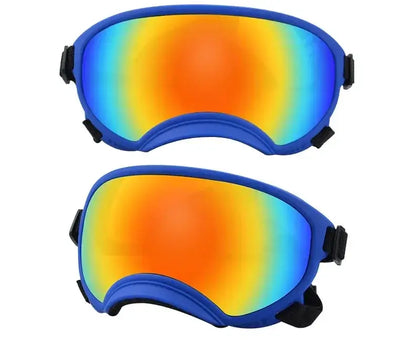 Adjustable Dog Goggles Anti-UV &amp; Wind Dust Proof Strong Impact Resistance Breathable Pet Sunglasses for Small Large Breed Dogs