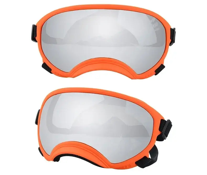 Adjustable Dog Goggles Anti-UV &amp; Wind Dust Proof Strong Impact Resistance Breathable Pet Sunglasses for Small Large Breed Dogs