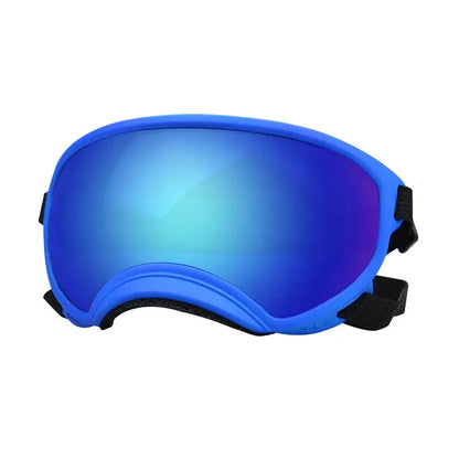 Adjustable Dog Goggles Anti-UV &amp; Wind Dust Proof Strong Impact Resistance Breathable Pet Sunglasses for Small Large Breed Dogs
