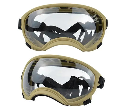 Adjustable Dog Goggles Anti-UV &amp; Wind Dust Proof Strong Impact Resistance Breathable Pet Sunglasses for Small Large Breed Dogs