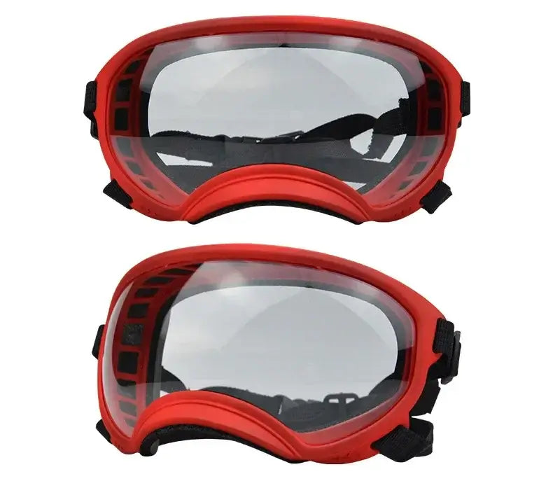 Adjustable Dog Goggles Anti-UV &amp; Wind Dust Proof Strong Impact Resistance Breathable Pet Sunglasses for Small Large Breed Dogs