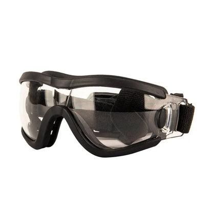 dog sunglasses adjustable strap windproof UV resistant anti-fog waterproof pet goggles Style K black