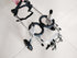 Adjustable dog wheelchair featuring a lightweight design with an ergonomic frame and easy-to-adjust straps for dogs.