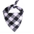 red black plaid dog bandana soft cloth triangular pet neckerchief saliva towel for dogs and puppies