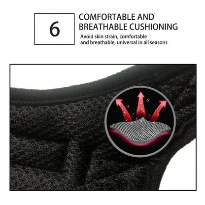 Dog Harness Quick Release Vest Pet Puppy Harness Nylon Material Breathable Pet Harness for Dog Adjustable Pet Outdoor Harness cushioning detail