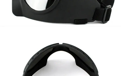 dog sunglasses with UV protection black windproof goggles for small medium large dogs pet eye wear
