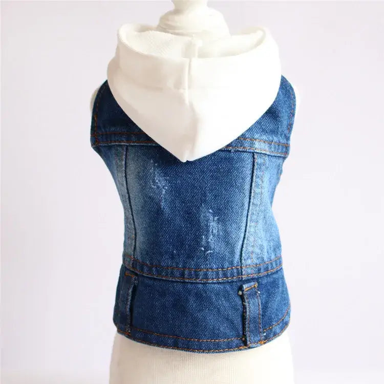 Denim Dog Coats Hot French Bulldog Jean Jacket Fashion Pet Clothes for Small Medium Dogs Chihuahua Jeans Vest Pug Cat Apparels