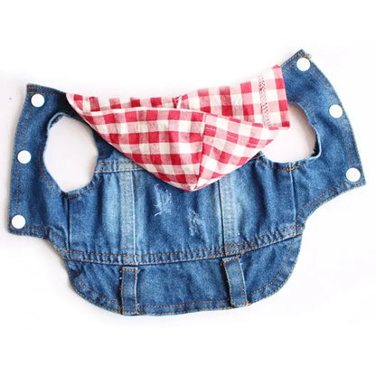Denim Dog Coats Hot French Bulldog Jean Jacket Fashion Pet Clothes for Small Medium Dogs Chihuahua Jeans Vest Pug Cat Apparels