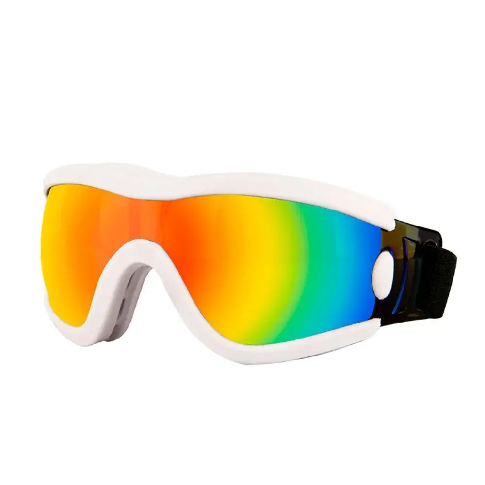 Style A dog sunglasses with adjustable strap, windproof UV-resistant anti-fog waterproof pet goggles