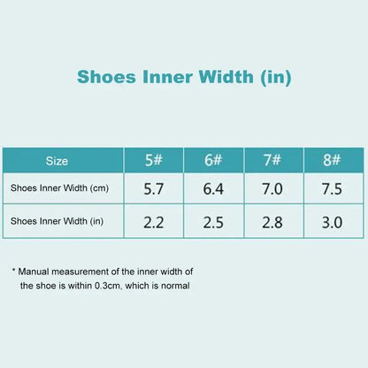 waterproof dog boots for large dogs size chart showing shoes inner width for 5