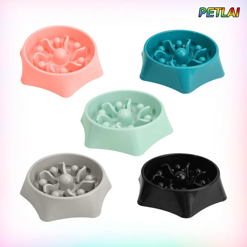 Dog Bowls Slow Feeder Anti-Choking Slow Down Eating Bloat Stop easy to clean Puzzle Dog Food Bowl Anti-Slip Interactive Feeding