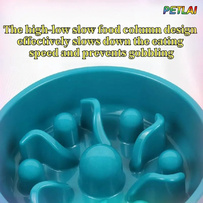 Dog Bowls Slow Feeder Anti-Choking Slow Down Eating Bloat Stop easy to clean Puzzle Dog Food Bowl Anti-Slip Interactive Feeding