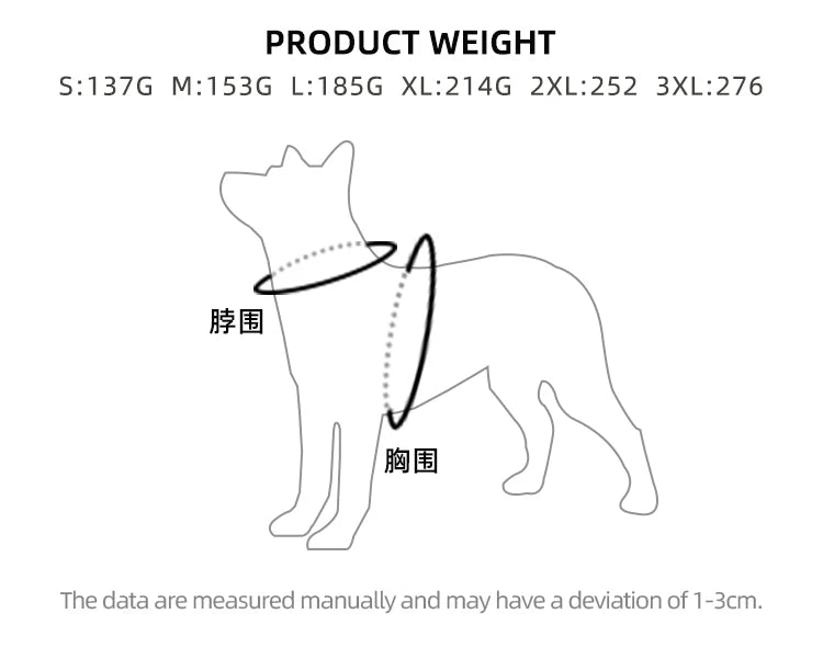 Dog Clothes Four Feet Clothing Warm Winter Coat Reflective Rainproof Dog Clothes Windproof Overall for Dogs Pet Cotton Clothes size guide