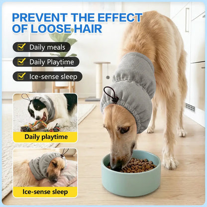 dog cooling bandana prevents loose hair during meals, playtime, and sleep for summer pet comfort