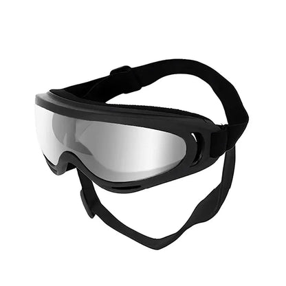 dog sunglasses for medium large breeds adjustable UV protection goggles for dogs, black outdoor eyewear