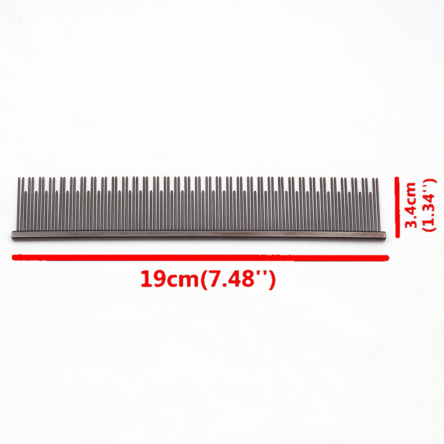 Dog Grooming Comb Groomer for Dogs Copper Blue Groomer Pets Combs Hairbrush Pet Dog Grooming Combs Dog Hair Care Styling C7815 dimensions