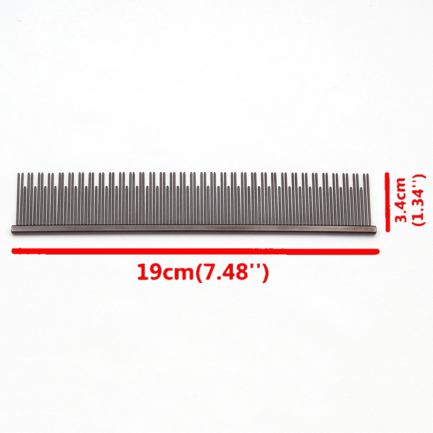Dog Grooming Comb Groomer for Dogs Copper Blue Groomer Pets Combs Hairbrush Pet Dog Grooming Combs Dog Hair Care Styling C7815 dimensions