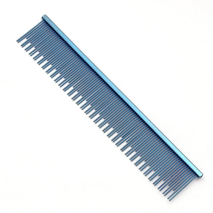 Dog Grooming Comb Groomer for Dogs Copper Blue Groomer Pets Combs Hairbrush Pet Dog Grooming Combs Dog Hair Care Styling C7815