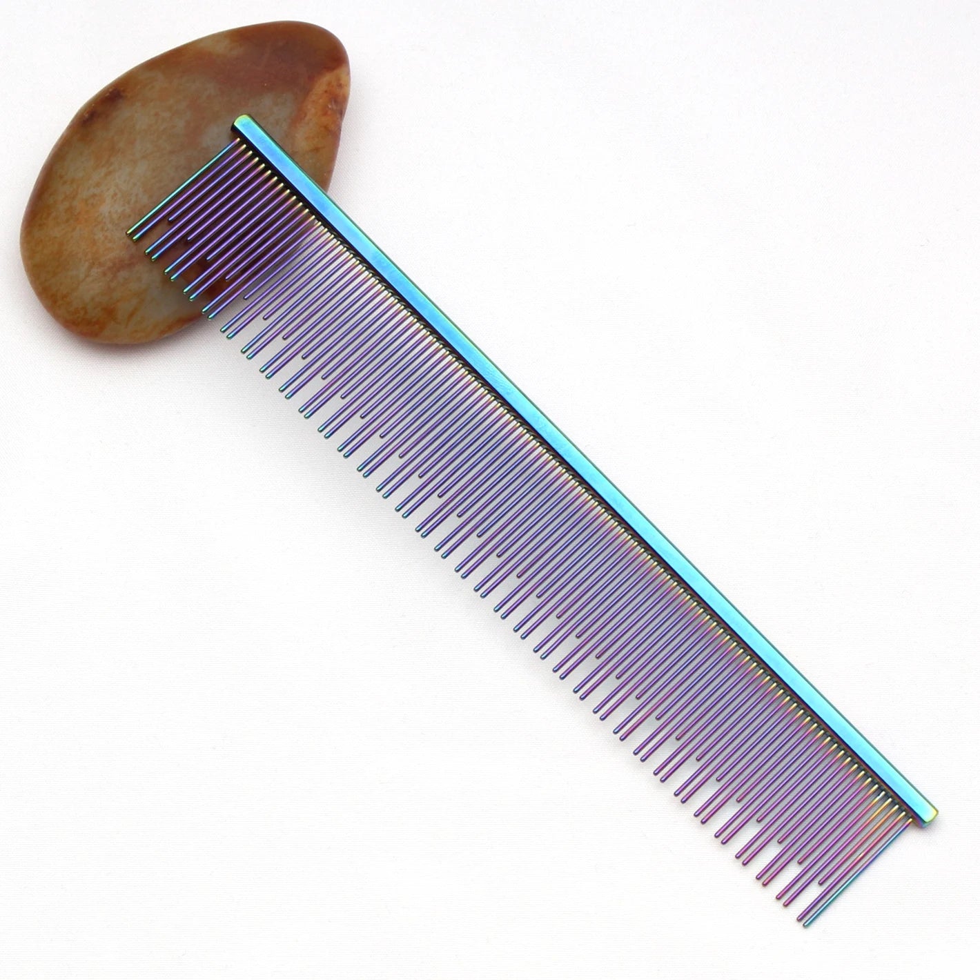 Dog Grooming Comb Groomer for Dogs Copper Blue Groomer Pets Combs Hairbrush Pet Dog Grooming Combs Dog Hair Care Styling C7815