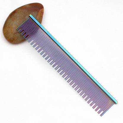Dog Grooming Comb Groomer for Dogs Copper Blue Groomer Pets Combs Hairbrush Pet Dog Grooming Combs Dog Hair Care Styling C7815