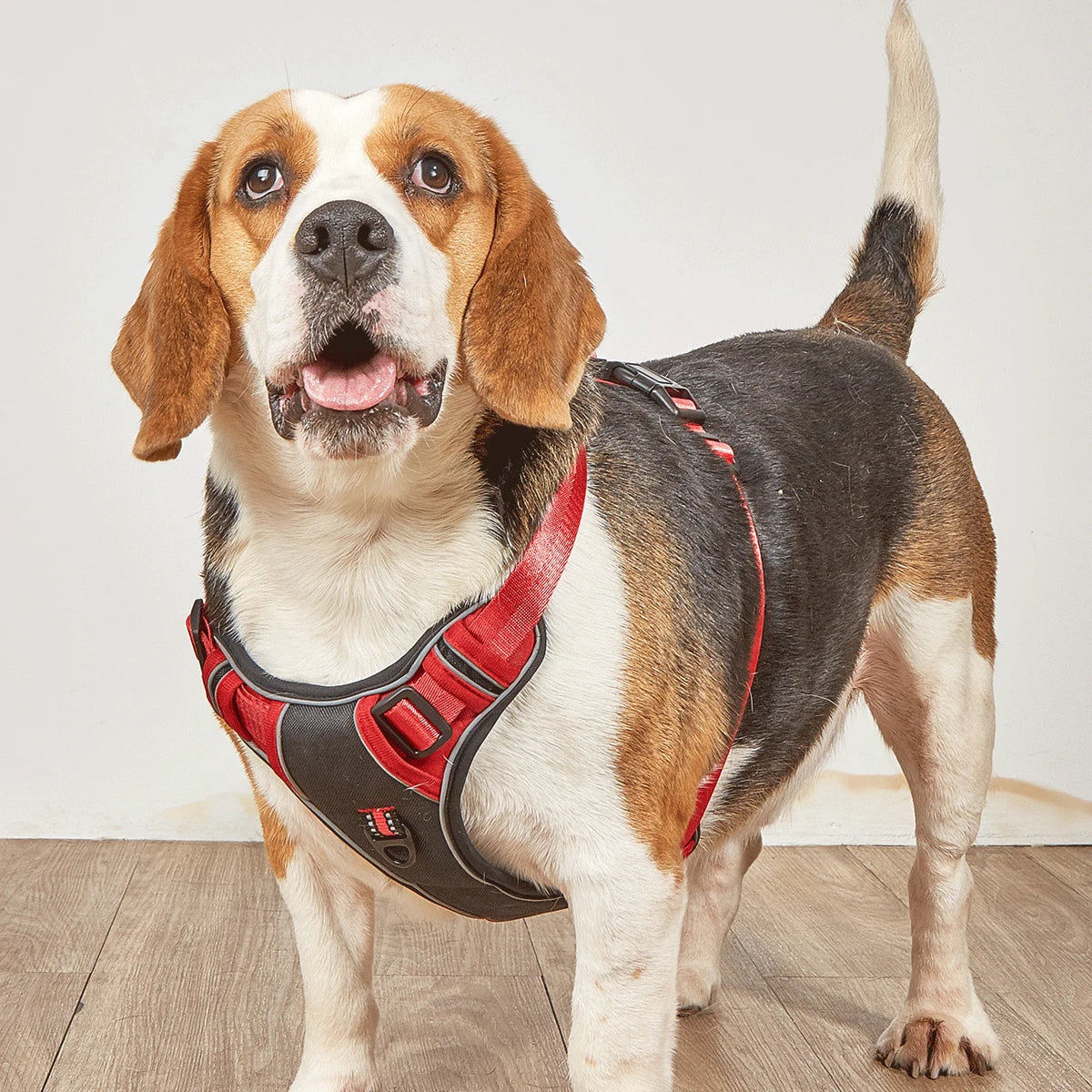 Dog Harness No Pull Outdoor Travel Dog Safety Vest Training Walking Adjustable Reflective Pet Harness for Medium Large Dogs