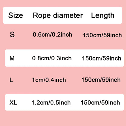 Size chart for Dog Leashes Dog Slip Lead Dog Training Leash Strong Heavy Duty Braided No Pull Training Lead Leashes for Small Medium Large Dogs.