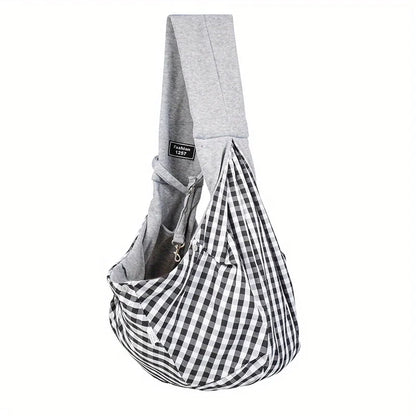 Dog Sling Carrier Bag, Pet Shoulder Crossbody Bag, Portable Hands Free Double Sided Dog Travel Bag For Outdoor Supply